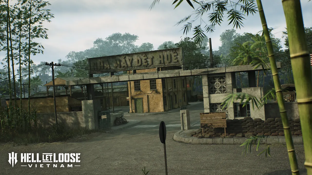 Hue Outskirts defended base and dense vegetation